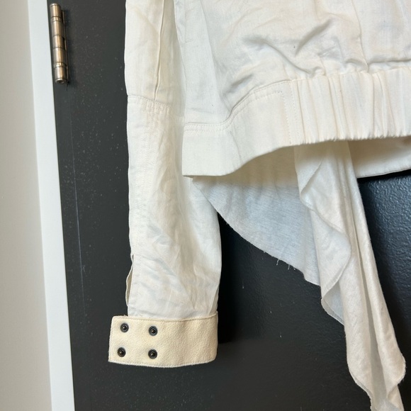 Obakki size 8 cotton,silk and suede beautiful coat in excellent used condition - Picture 5 of 16